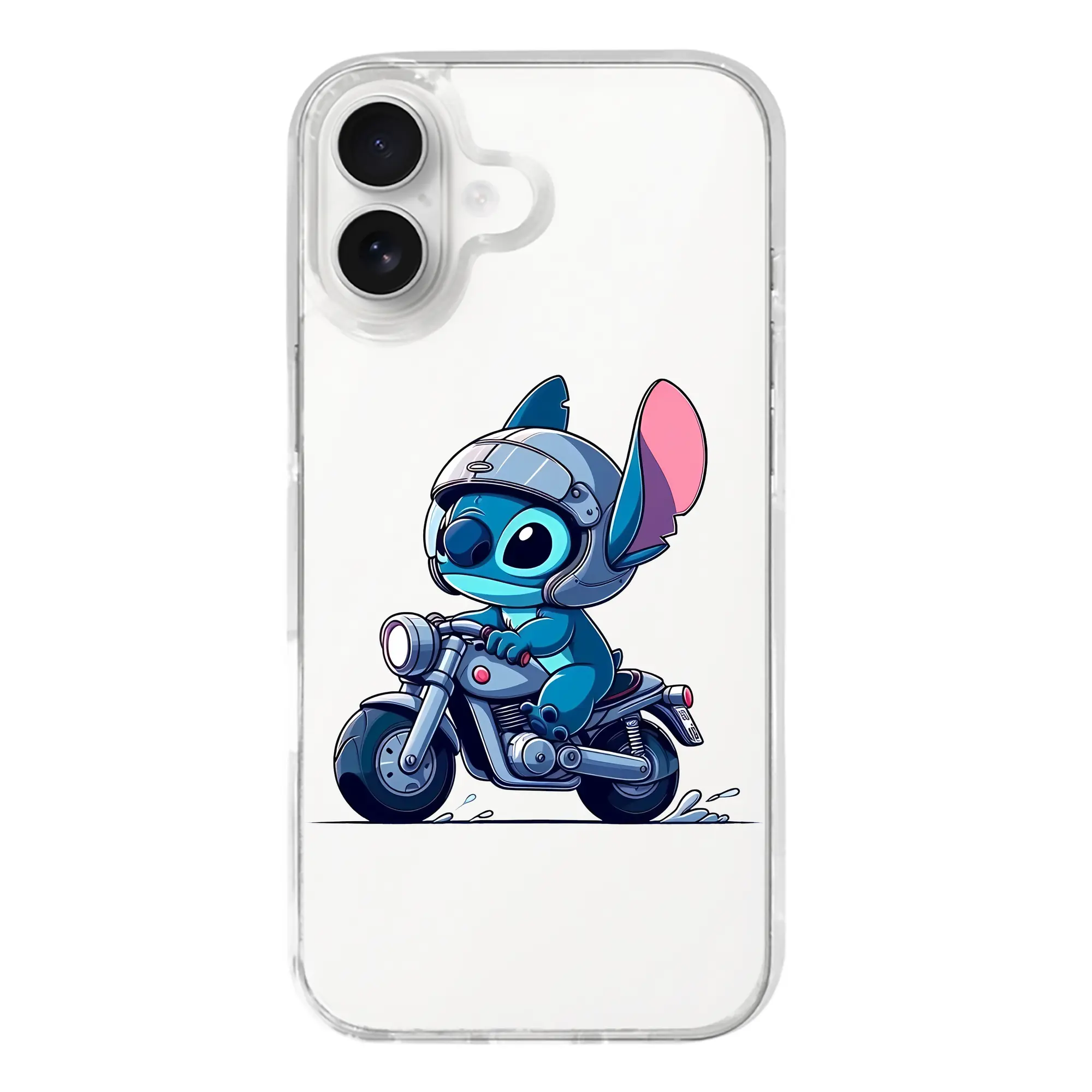 リロ＆スティッチ グッズ スティッチ - iPhone 17シリーズ 透明スマホケース – 薄型・耐衝撃・精密フィット保護カバー